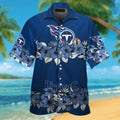 Tennessee Titans Short Sleeve Button Up Tropical Hawaiian Shirt VER028