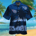 Tennessee Titans Short Sleeve Button Up Tropical Hawaiian Shirt VER06