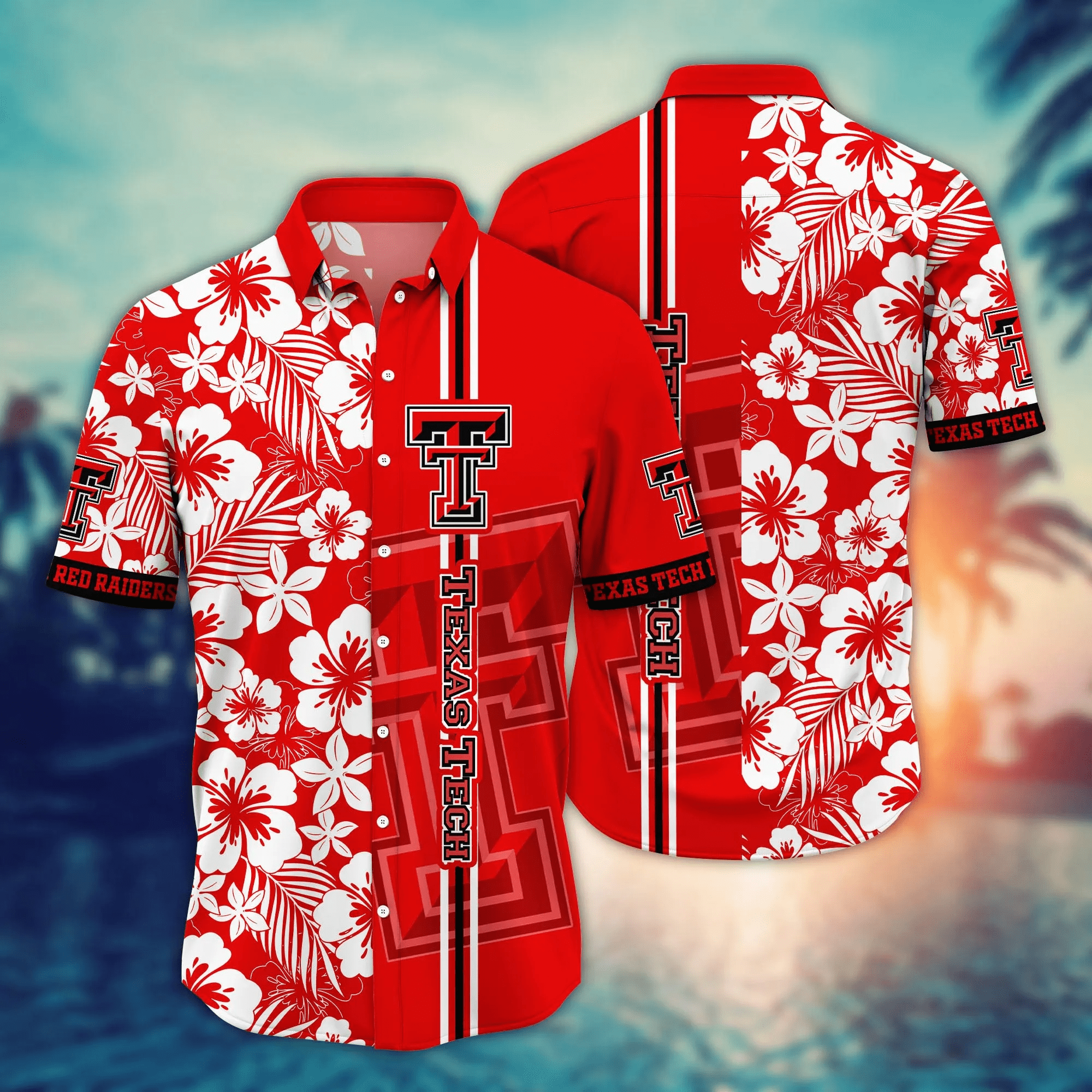 Texas Tech Red Raiders NCAA Hawaiian Shirt Sprinklerstime Aloha Shirt