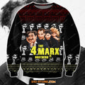 The 4 Marx Brothers 3D Print Ugly Christmas Sweater