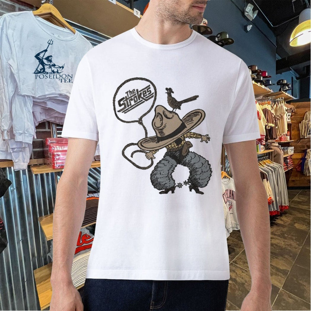 The Strokes Tour 2026 Illustrated Cowboy T-shirt