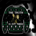 The Truth Is Out There Knitting Pattern 3D Print Ugly Christmas Sweater
