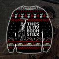 This Is My Boomstick Knitting Pattern 3D Print Ugly Christmas Sweater
