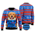 This Is My Ugly Christmas Sweater Funny Golden Retriever Santa Claus Ugly Christmas Sweater For Dog Owners And Lovers
