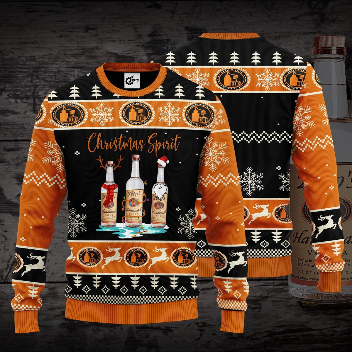 Tito’S Christmas Spirit Ugly Christmas Sweater