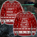 Todd- I Don’T Know Margo Knitting Pattern 3D Print Ugly Christmas Sweater