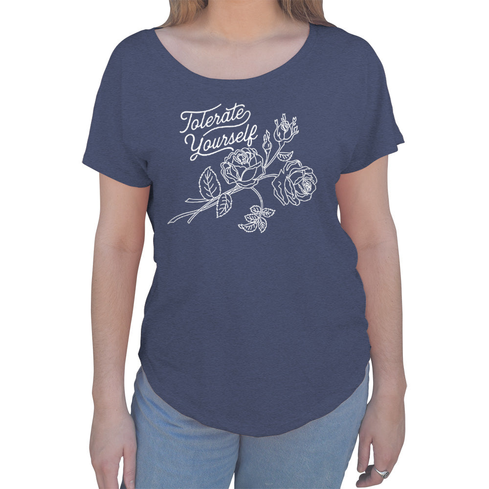 Women's Tolerate Yourself Scoop Neck T-Shirt