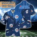 Toronto Blue Jays MLB Us Flag Hawaiian Shirt Custom Summer Aloha Shirt