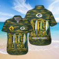 Tropical Green Bay Packers Exclusive Hawaiian Shirt