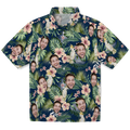 Tropical Parrot Bloom | Aloha Custom Hawaiian Shirt with Your Face or Logo