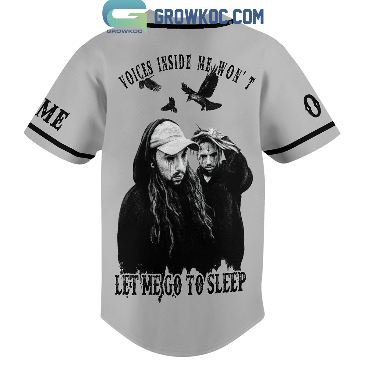 Suicideboys Voices Inside Me Won’t Let Me Go To Sleep Personalized Baseball Jersey