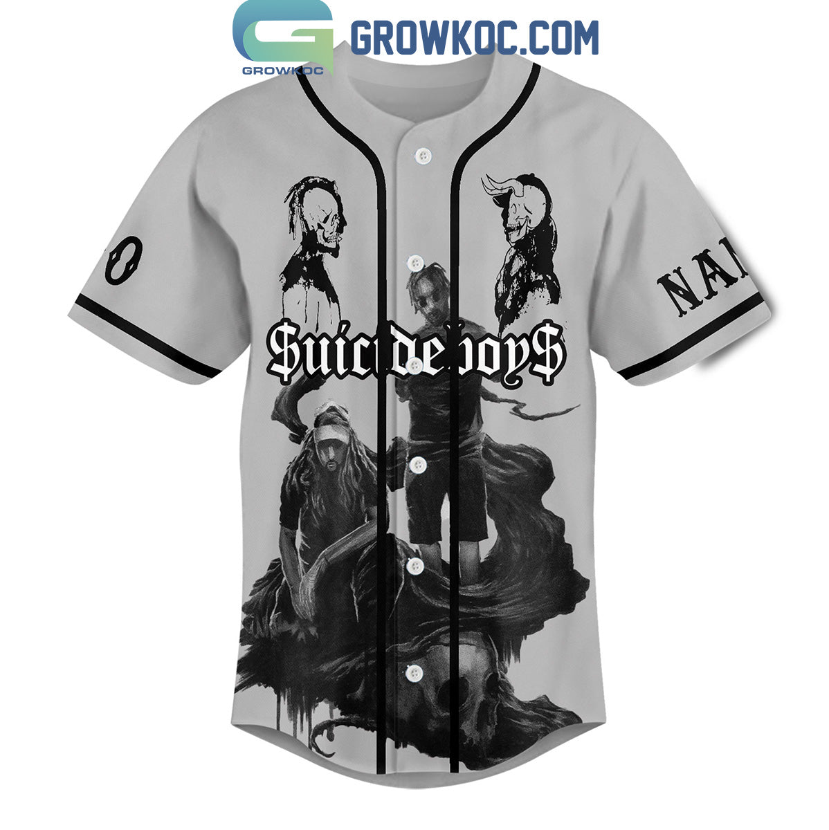 Suicideboys Voices Inside Me Won’t Let Me Go To Sleep Personalized Baseball Jersey