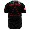 BEST Unholly Knees Pit Crew Baseball Jersey