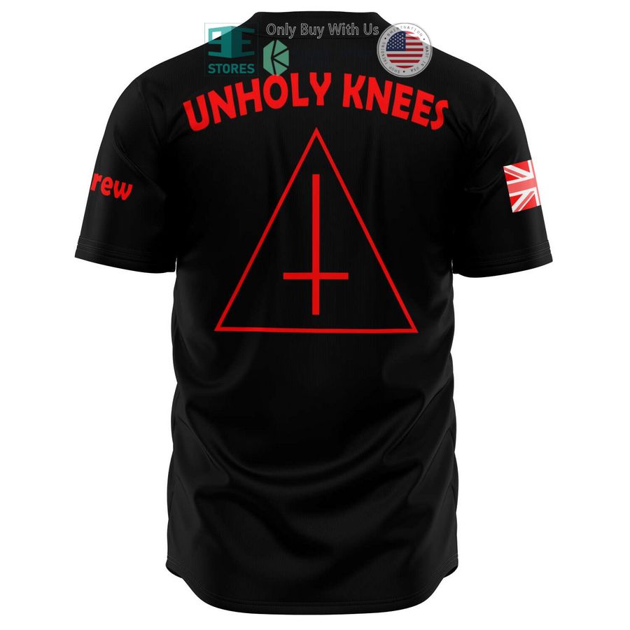 BEST Unholly Knees Pit Crew Baseball Jersey