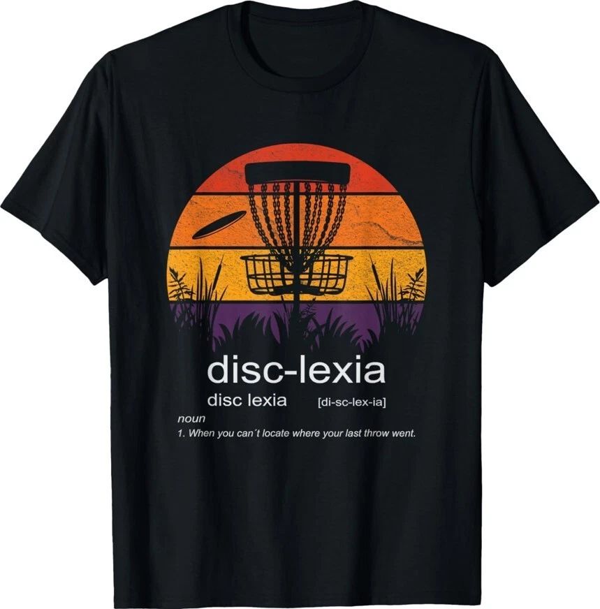 Disc Golf Funny disc-lexia Meme Joke Disc Golf Unisex T-Shirt