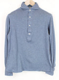 Suitsupply Men's 37/38/14.5/15 Polo Blue Cotton Casual Extra Slim Fit T-Shirt