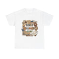 Best Grandpa Ever Tee | Retro collage design, 3 Colors, Cotton