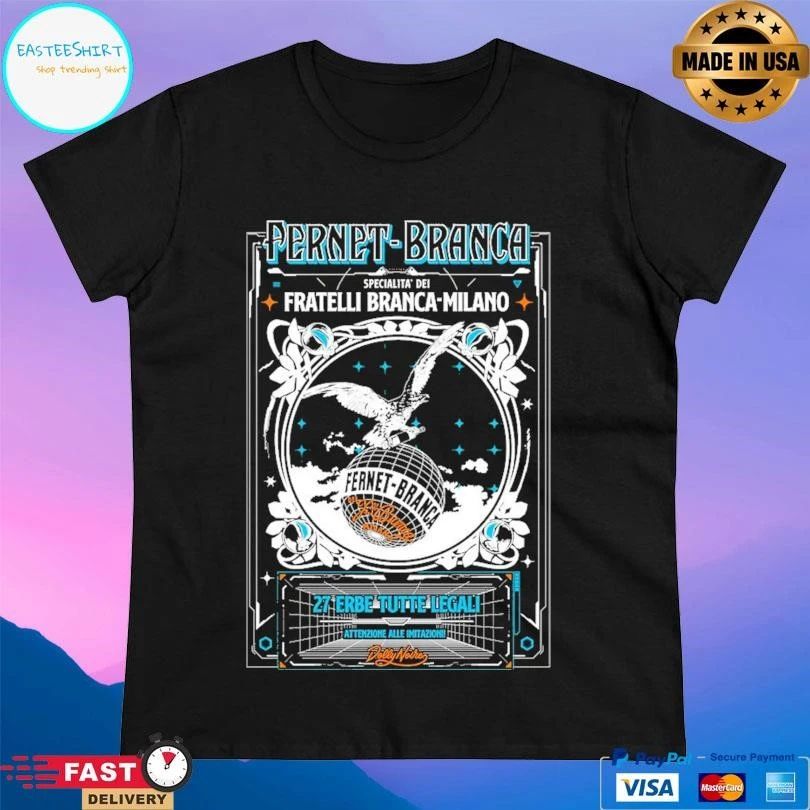 Fernet-Branca Specialita Dei Fratelli Branca-Milano 27 Erbe Tutte Legali Attenzione Alle Imitazioni T-shirts