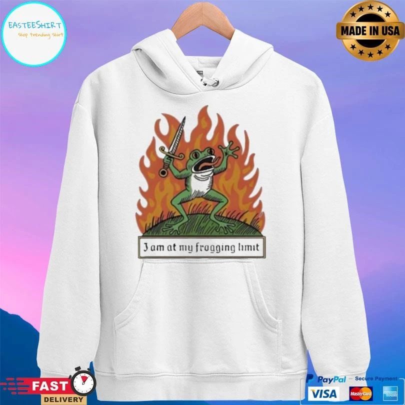 I Am At My Frogging Limit Frog Fire T-shirts