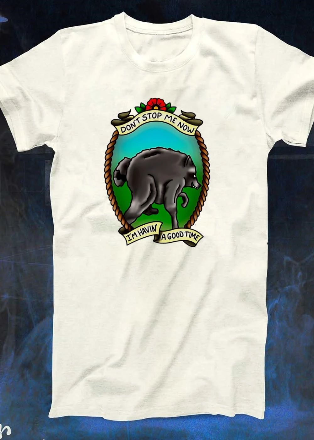 Dancing Wolf Don’t Stop Me Now I’m Havin’ A Good Time Shirt