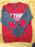red gray winter shirt, (m) size, men, warm, casual, soft fabric, stylish fits