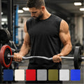 Men's Muscle Tank T-Shirt Cotton Tee Colors Workout Fitness Lounge Gym Running