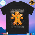 Vitruvian Gingerbread Man T-shirts