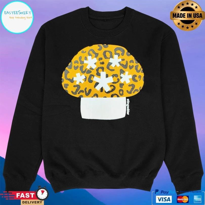 Stingwater Leopard Aga Mushroom T-shirts