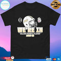 James Madison Dukes Jmu College Football Playoff Were In 2025 2026 Helmet T-shirts