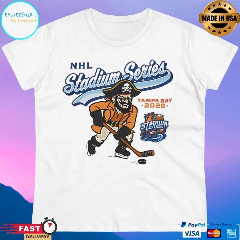NHL Stadium Series Cream Ice Pirate Tampa Bay 2026 T-shirts
