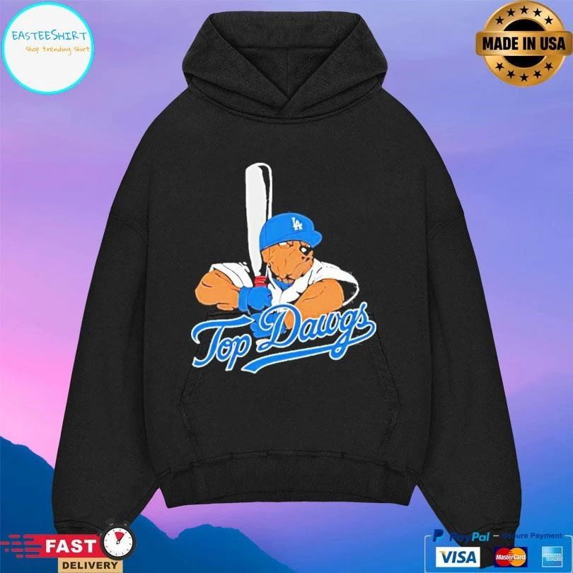 Dawgs X Los Angeles Dodgers Bulldog Mascot T-shirts
