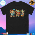 Los Tres Amigos Purp Pari T-shirts