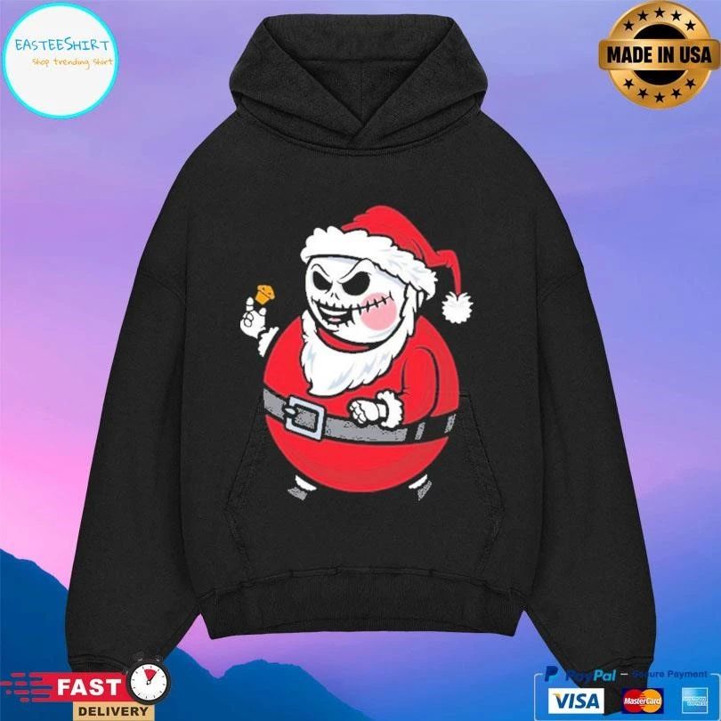 Big Kid Santa Skellington Christmas 2025 T-shirts