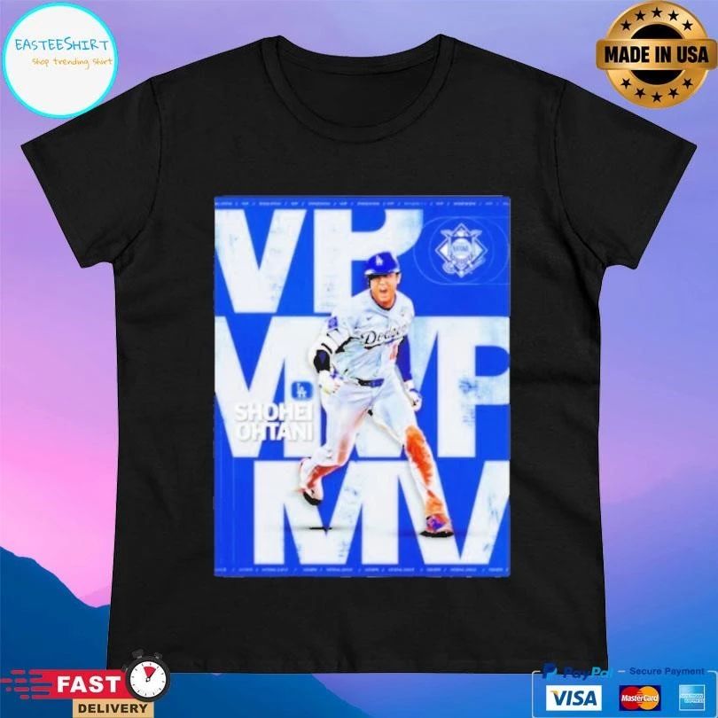 Mvp Shohei Ohtani 4x National League Los Angeles Dodgers T-shirts