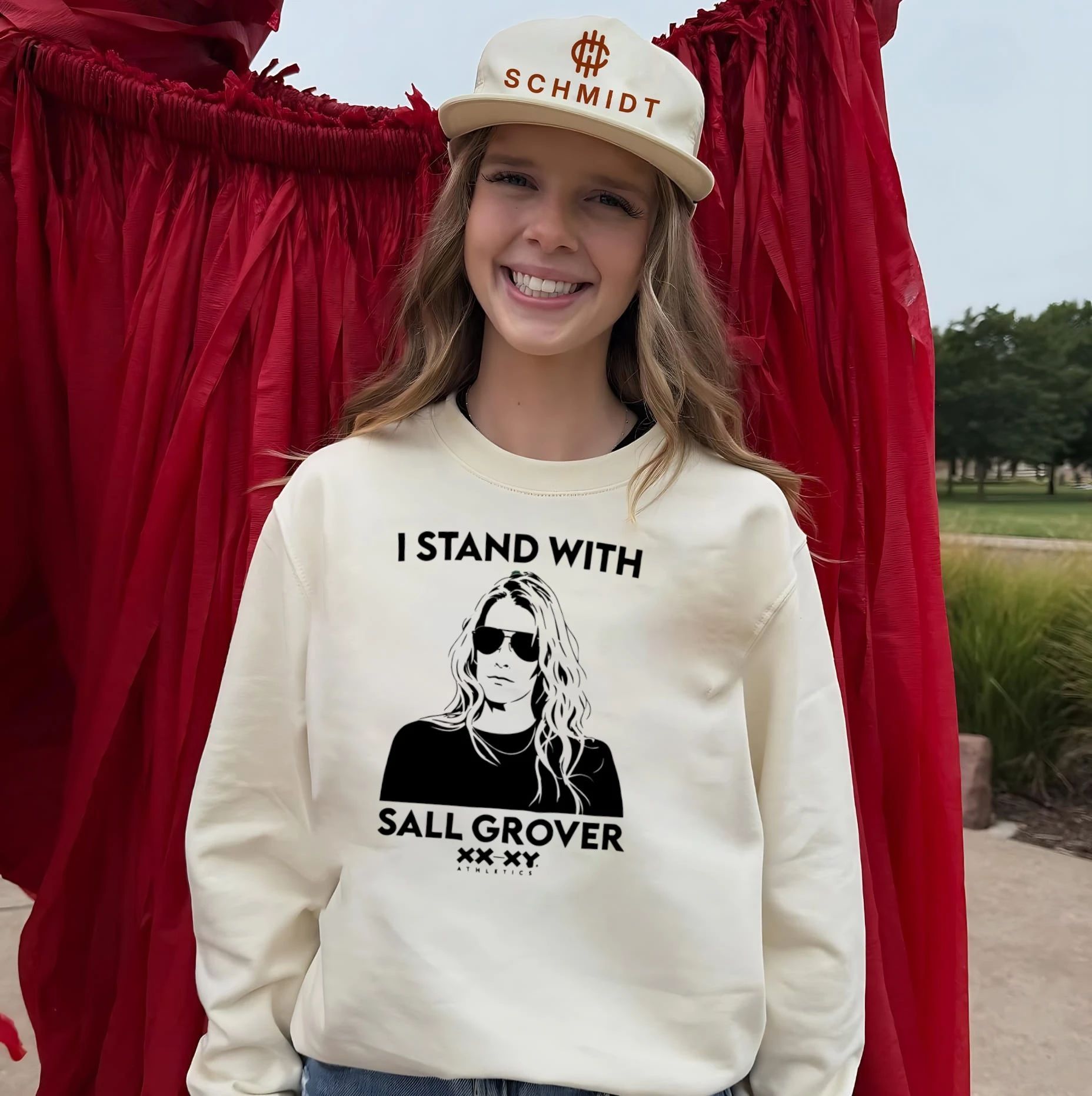 I Stand With Sall Grover XX-XY Athletics shirt