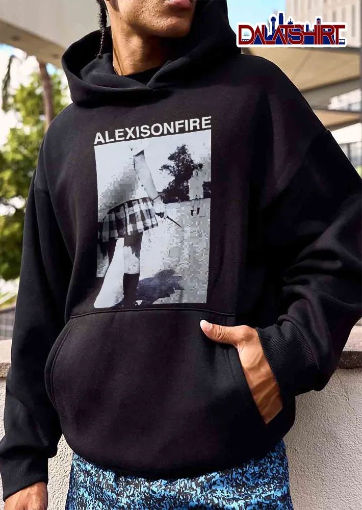 Alexisonfire Schoolgirl Holding Knife Facing Girl Photo shirt
