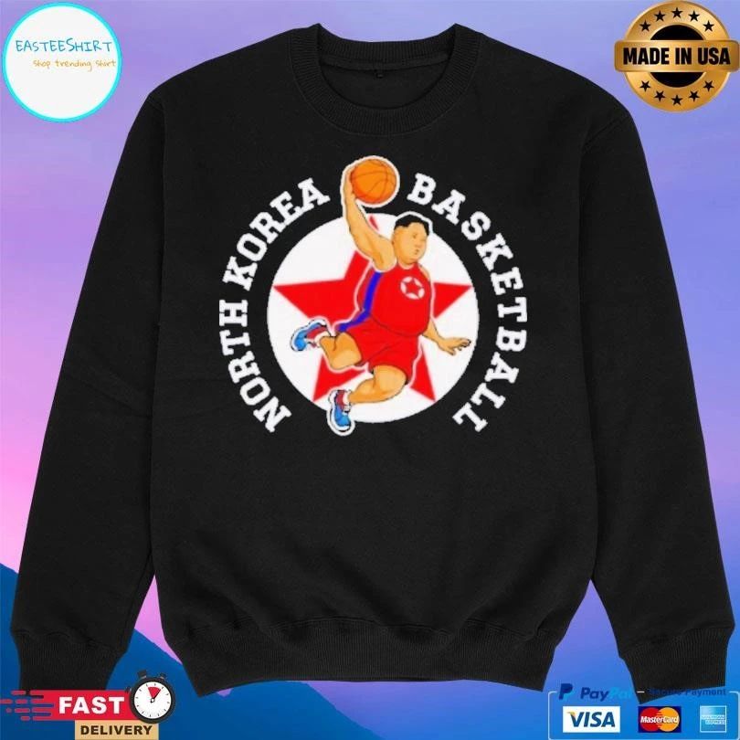 Kim Jong Un North Korean Basketball T-shirts