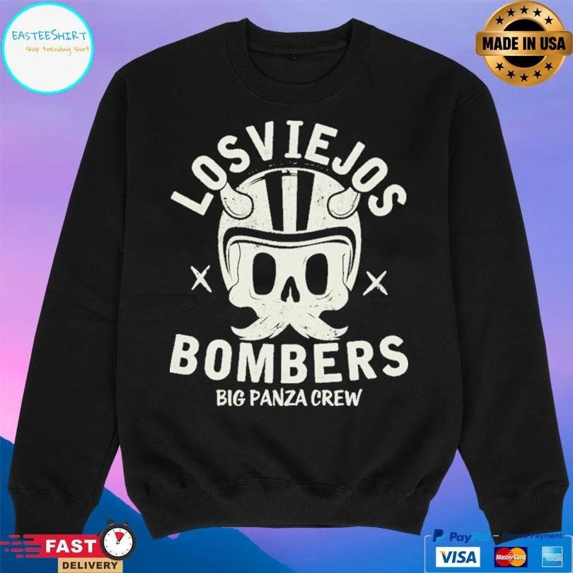 Los Viejos Bombers Big Panza Crew T-shirts