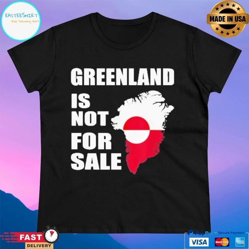 Greenland Is Not For Sale Greenland Map 2026 T-shirts