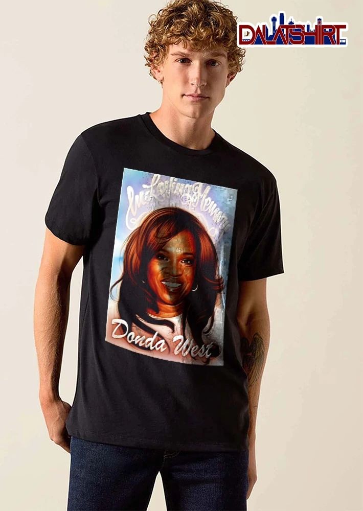 In Loving Memory Donda West Smiling Woman Portrait Clouds Sky shirt