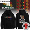 Original Houston Cougars Basketball Black History Month Logo Two Sided 2026 T-Shirt
