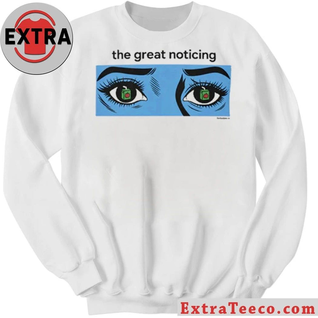 The Great Noticing Ice Blue Edition oversized box T-Shirt