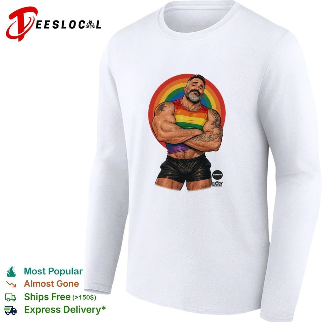 The Daddy Bureau Wowyco Rainbow Gay Pride T-shirt