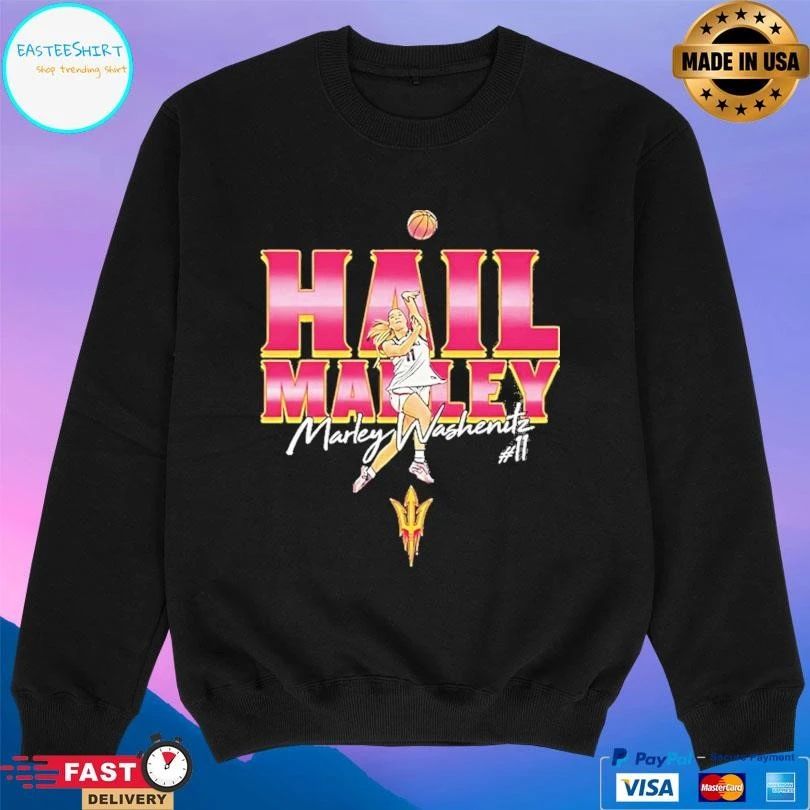 Marley Washenitz Hail Marley Arizona State Ncaa Womens Basketball T-shirts