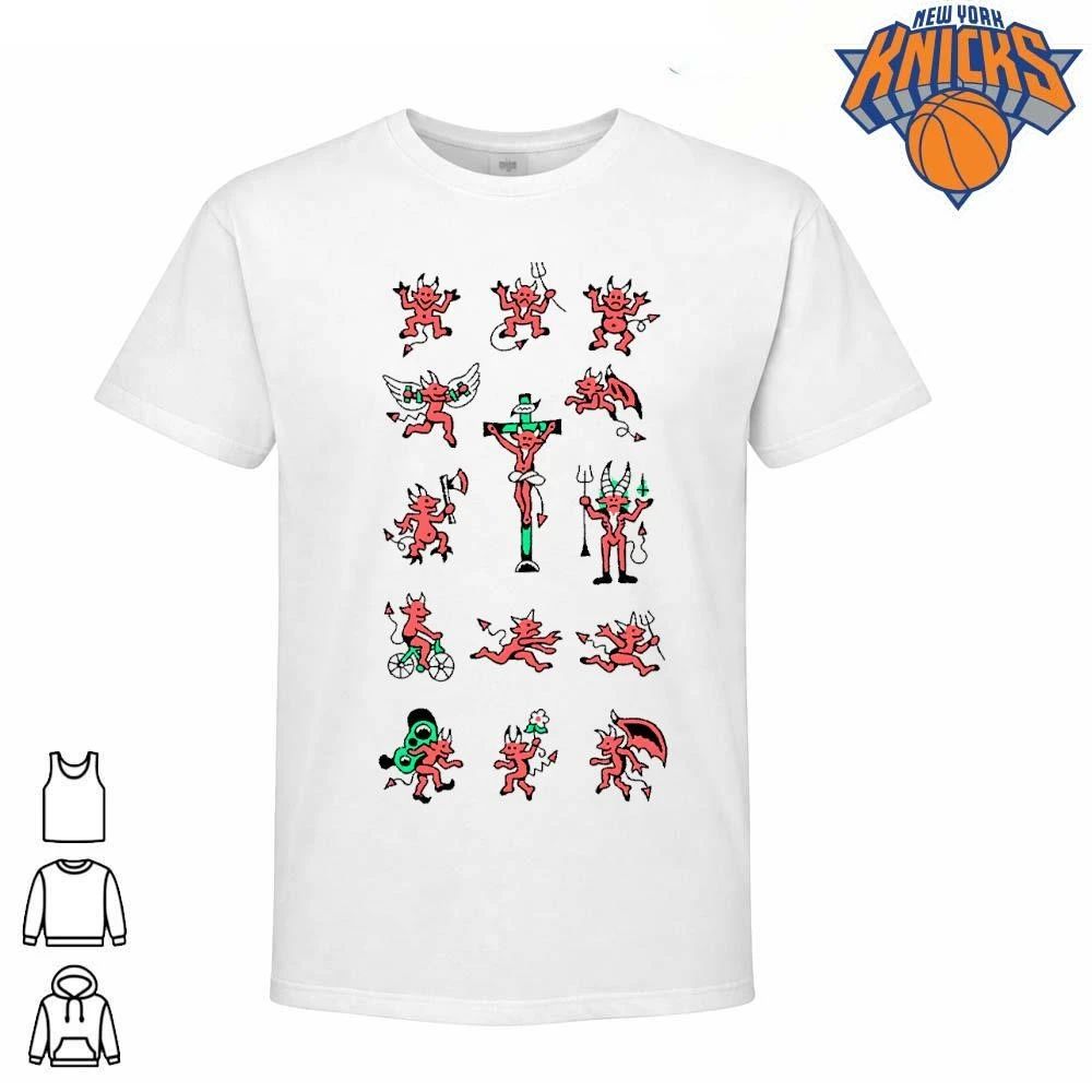 Hand Drawn Red Devil Flash Art Tattoo T Shirt