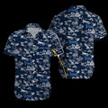 Personalized Tennessee Titans Island Sketch Hawaiian Shirt