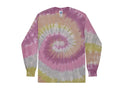 Desert Rose Long Sleeve Tie Dye T-Shirt Adult & Kids Size 100% Pre-Shrunk Cotton