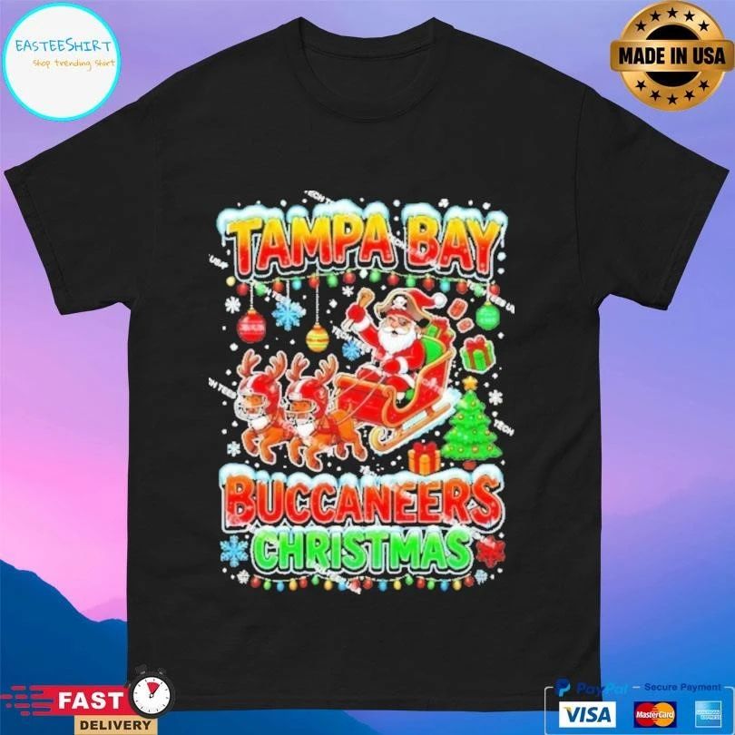 Tampa Bay Buccaneers Football Christmas Holiday 2025 T-shirts