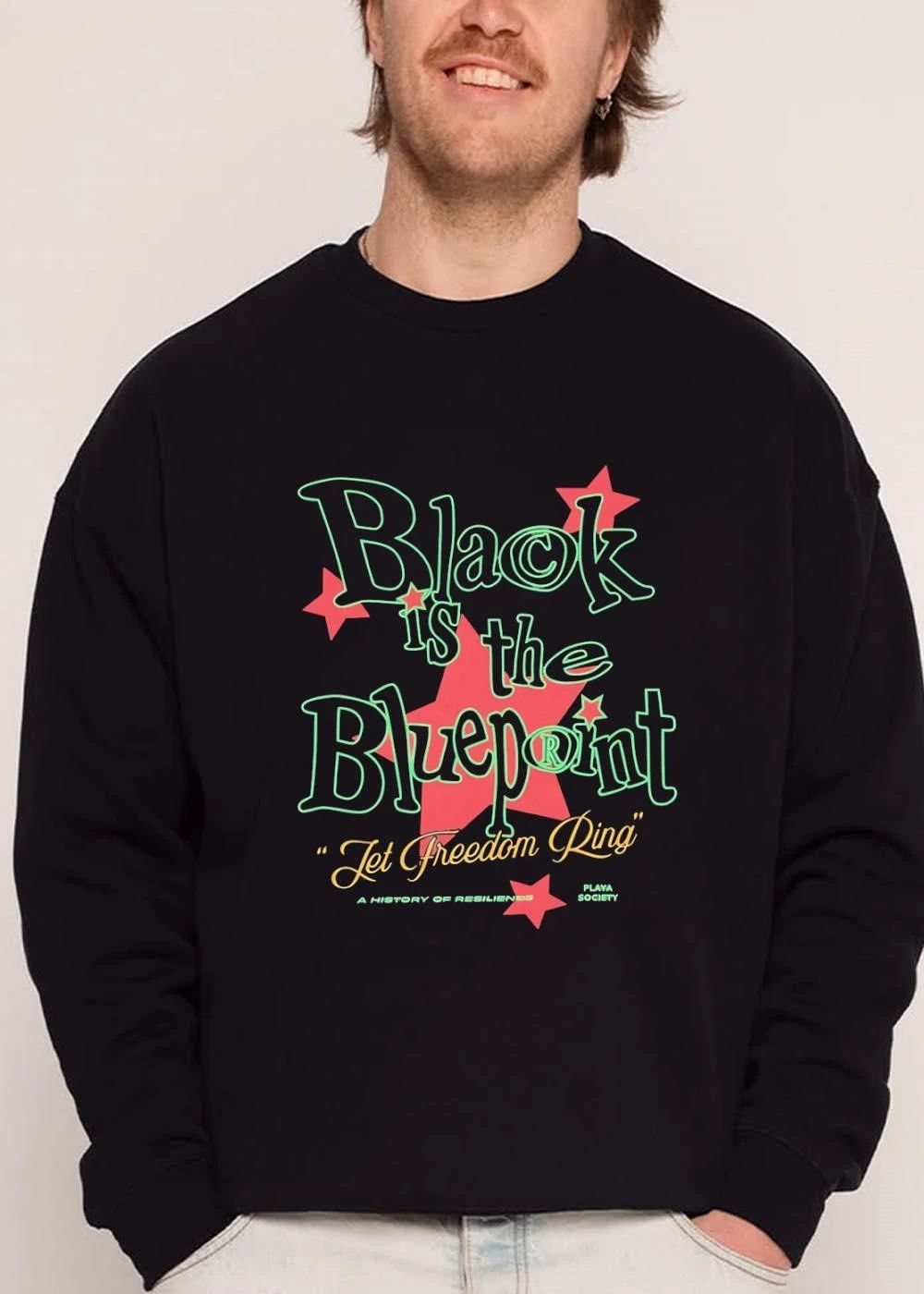 Playa Society Black Is The Blueprint Let Freedom Ring shirt
