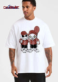Washington State Cougars NCAA Cartoon Skeleton Clown Red Football Jerseys Balloon shirt